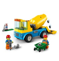 LEGO City 60325 Truck with Mixer for Kids