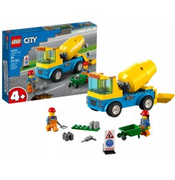 LEGO City 60325 Truck with Mixer for Kids