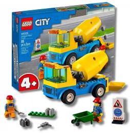 LEGO City 60325 Ciężarówka z betoniarką dla dzieci