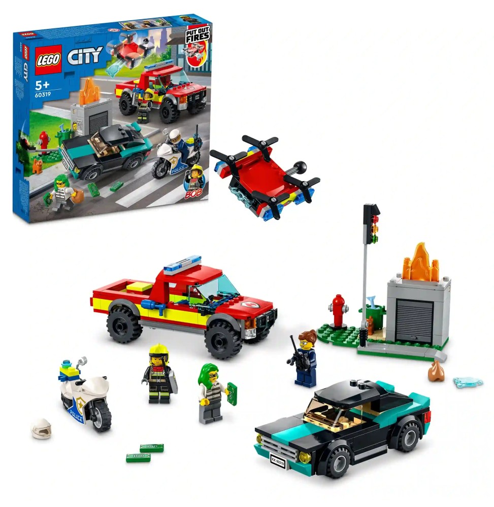 LEGO City 60319 Fire Action and Chase