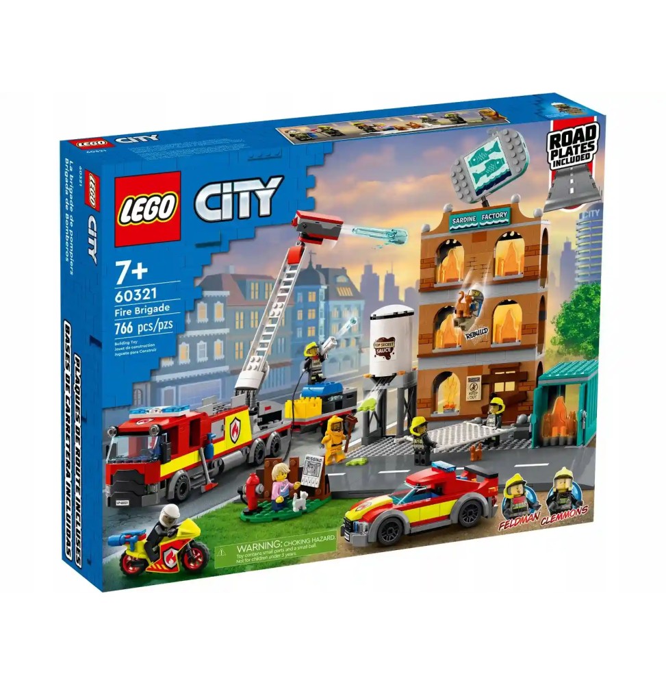 LEGO 60321 City - Straż pożarna zestaw