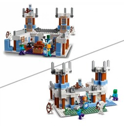 LEGO Minecraft 21186 Castel de gheață - Set pentru copii