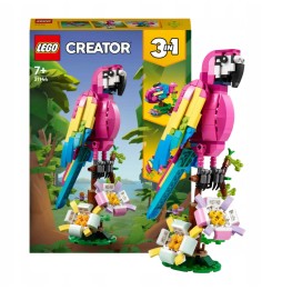 LEGO Creator egzotyczna różowa papuga 3w1