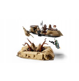 LEGO Star Wars 75396 Barca de desert și gura Sarlacc