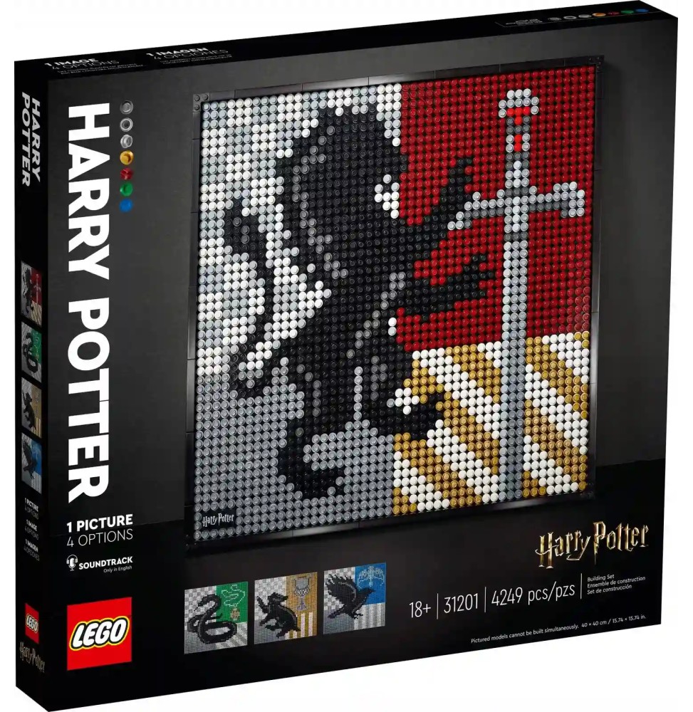 LEGO Art 31201 Harry Potter Herby Hogwartu