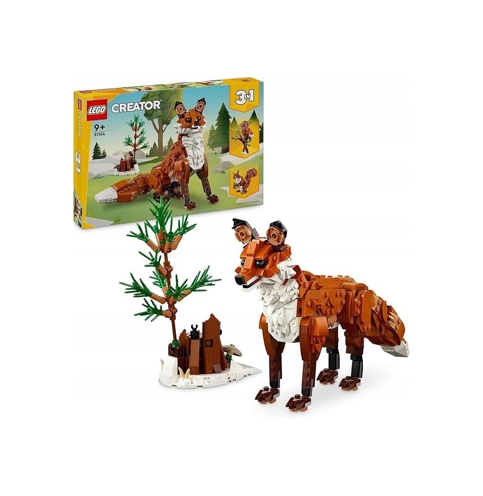 LEGO Creator 3w1 31154 Leśne Zwierzęta