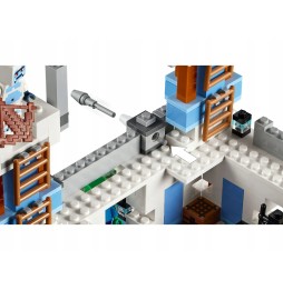 LEGO Minecraft 21186 Castel de gheață - Set pentru copii