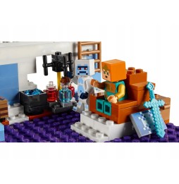 LEGO Minecraft 21186 Castel de gheață - Set pentru copii