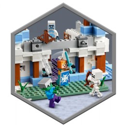 LEGO Minecraft 21186 Castel de gheață - Set pentru copii