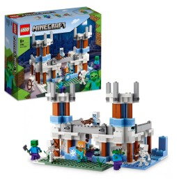 LEGO Minecraft 21186 Castel de gheață - Set pentru copii