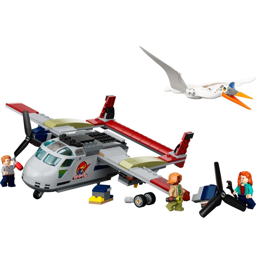 Cărți Lego Jurassic World Kecalkoatl cu avionul