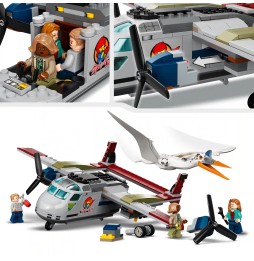 Cărți Lego Jurassic World Kecalkoatl cu avionul