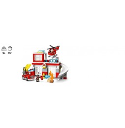 LEGO Duplo 10970 Fire Station and Helicopter