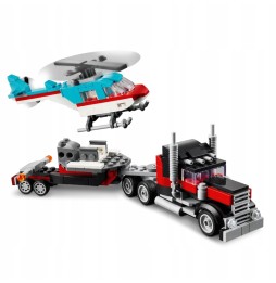 LEGO Creator 3w1 31146 Camion cu elicopter