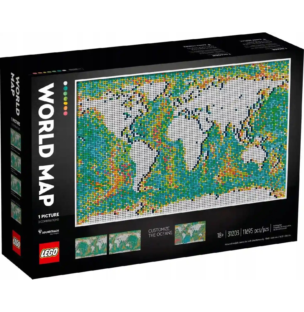 LEGO Art 31203 World Map - Creative Set