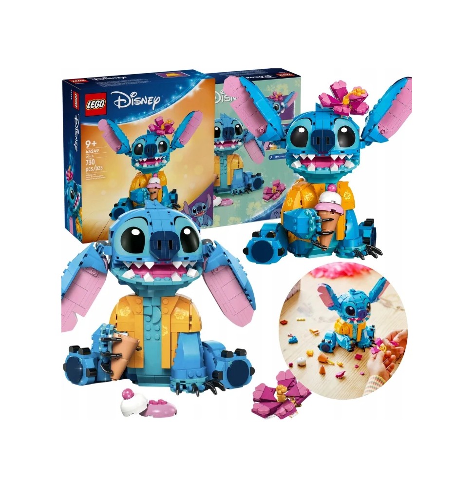 Zestaw LEGO Disney Stitch 730 elementów