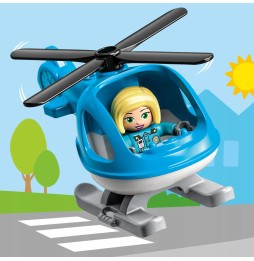 LEGO DUPLO Posterunek policji i helikopter 10959