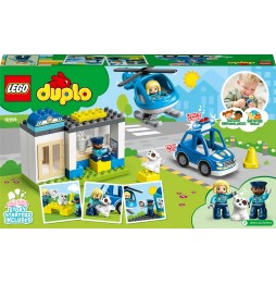 LEGO DUPLO Posterunek policji i helikopter 10959