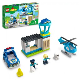 LEGO DUPLO Posterunek policji i helikopter 10959