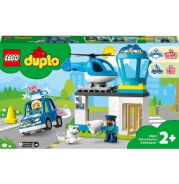 LEGO DUPLO Posterunek policji i helikopter 10959