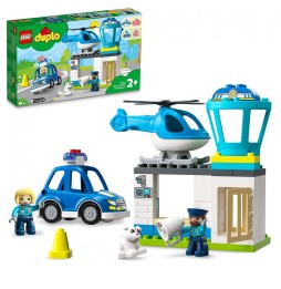 LEGO DUPLO Posterunek policji i helikopter 10959