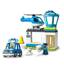 LEGO DUPLO Posterunek policji i helikopter 10959