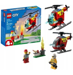 LEGO City 60318 Helikopter strażacki