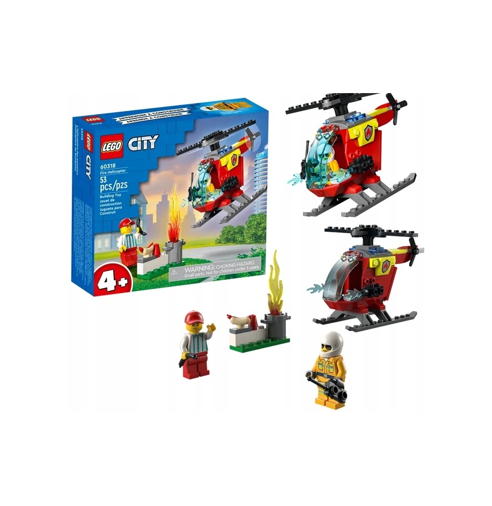 LEGO City 60318 Helikopter strażacki