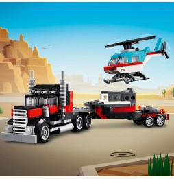 LEGO Creator 3w1 31146 Camion cu elicopter