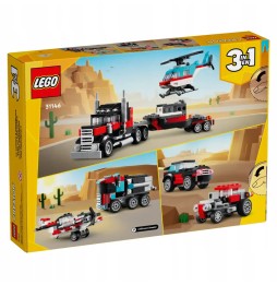 LEGO Creator 3w1 31146 Camion cu elicopter