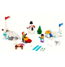 LEGO 40424 Snowball Fun Winter Set