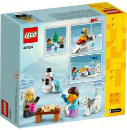 LEGO 40424 Distracție cu bulgări de zăpadă