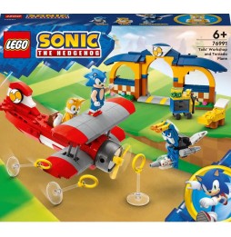 LEGO Tails z warsztatem i samolotem Tornado