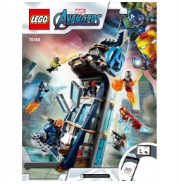 LEGO 76166 Lupta pentru Turnul Avengers