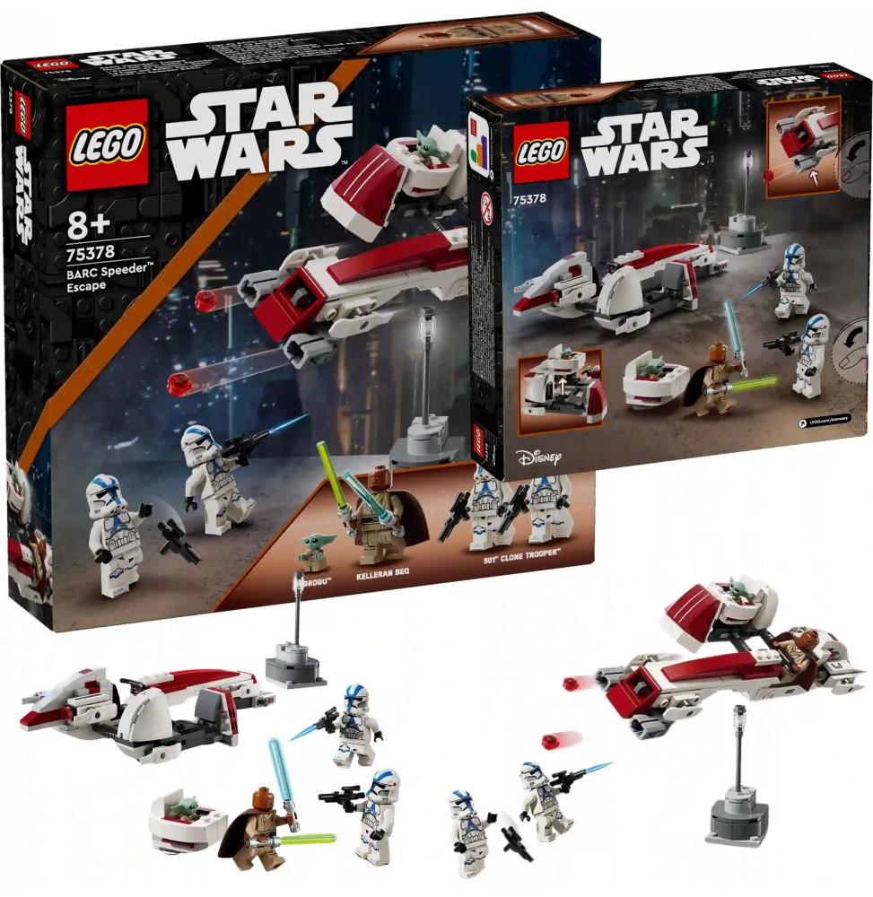 LEGO Star Wars - Ucieczka na śmigaczu BARC 75378