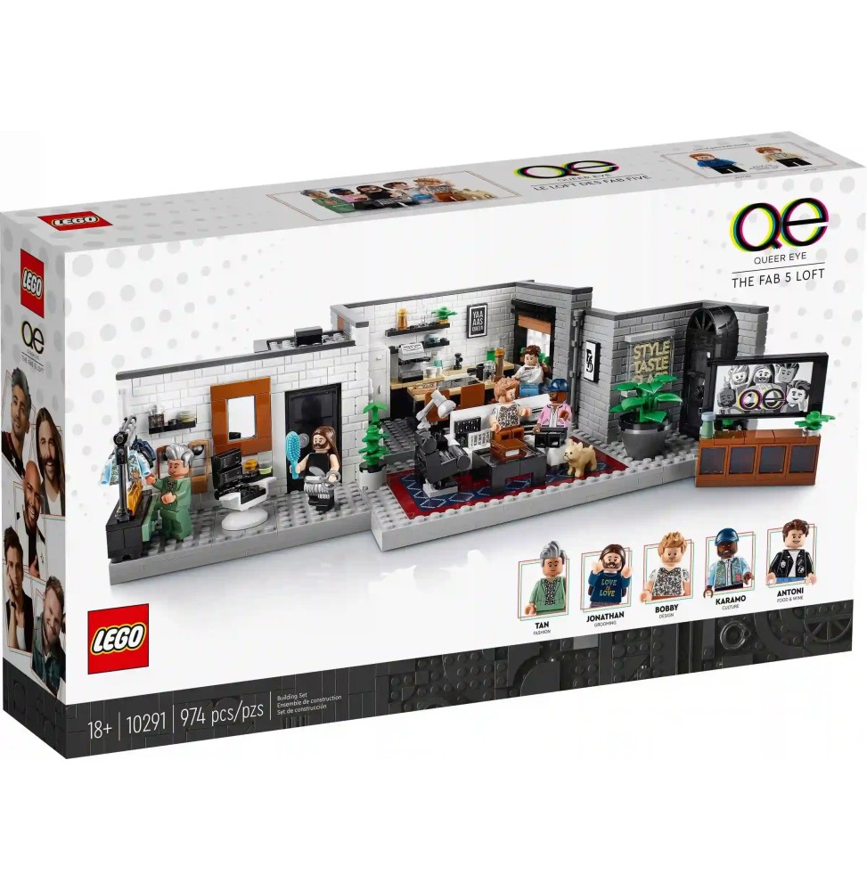 LEGO 10291 Queer Eye – Mieszkanie Fab Five