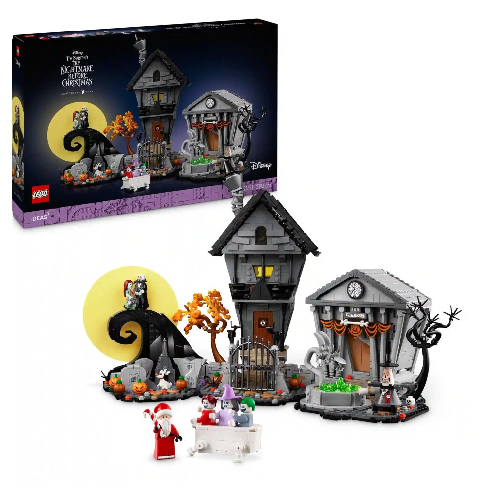 LEGO 21351 Orășelul Halloween al lui Tim Burton