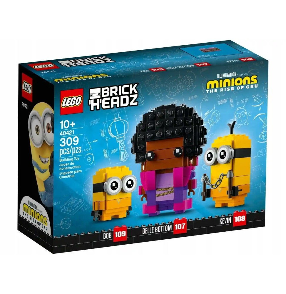 LEGO BrickHeadz Belle Bottom, Kevin și Bob 40421