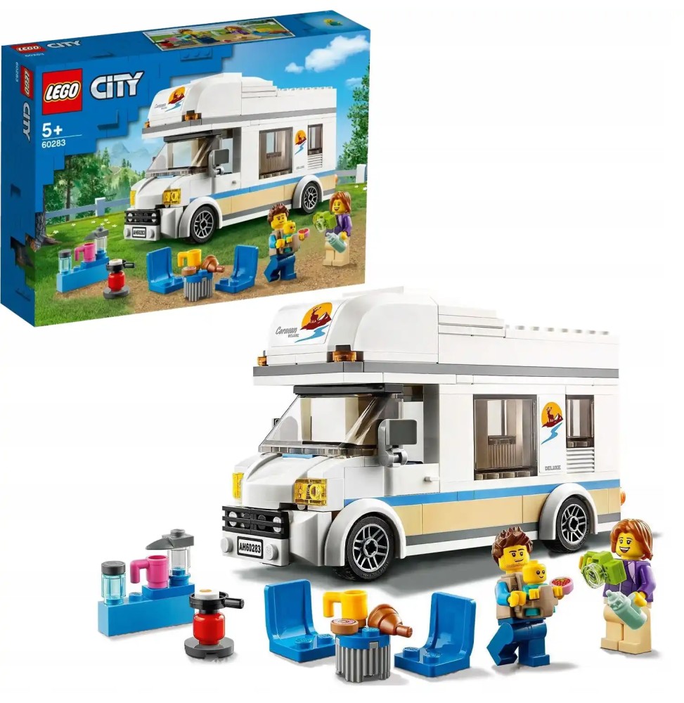 LEGO City camper de vacanță 60283 set de joacă