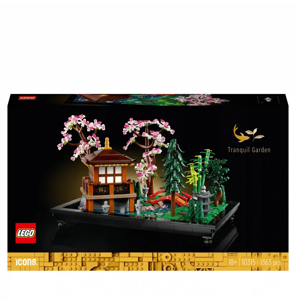 LEGO Icons Grădina Zen 10315 - Set LEGO pentru adulți