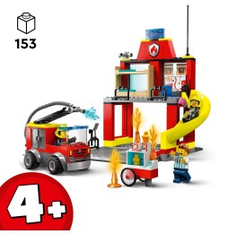 LEGO City 60375 Stație de pompieri și camion de pompieri