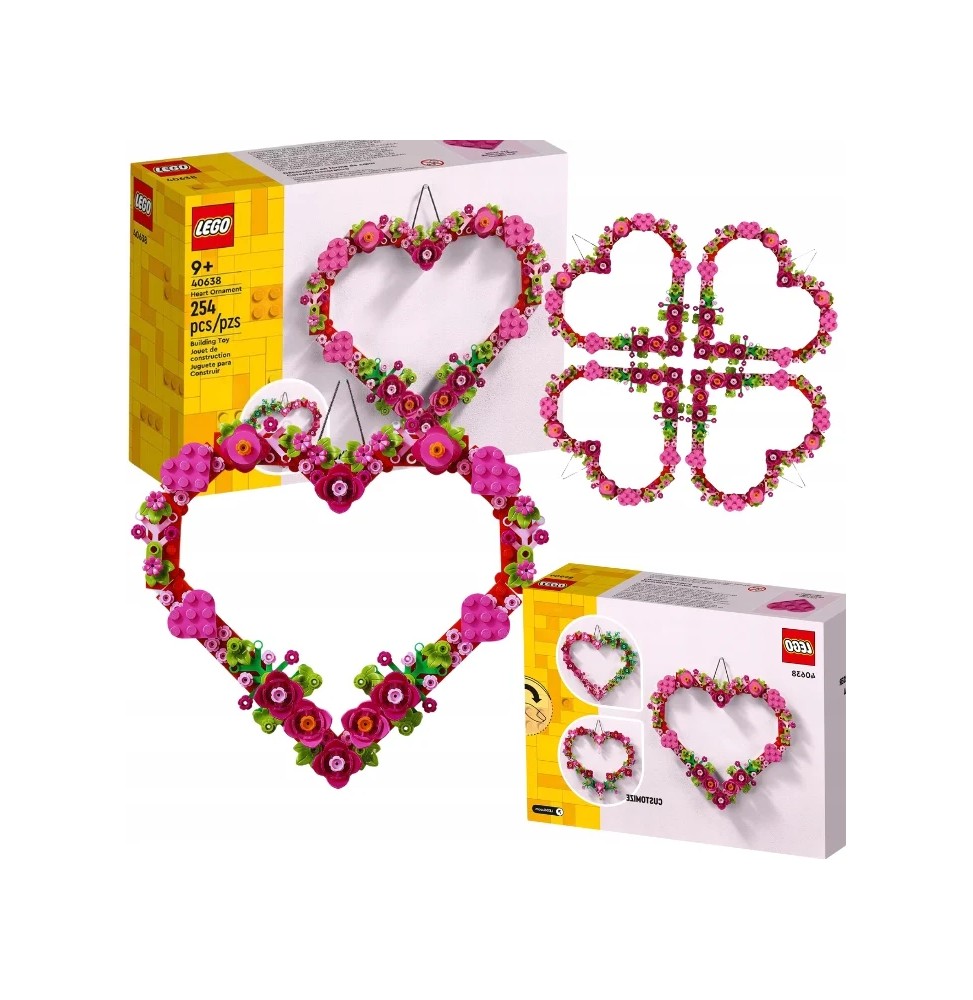 LEGO Creator Heart Decoration Set for Kids