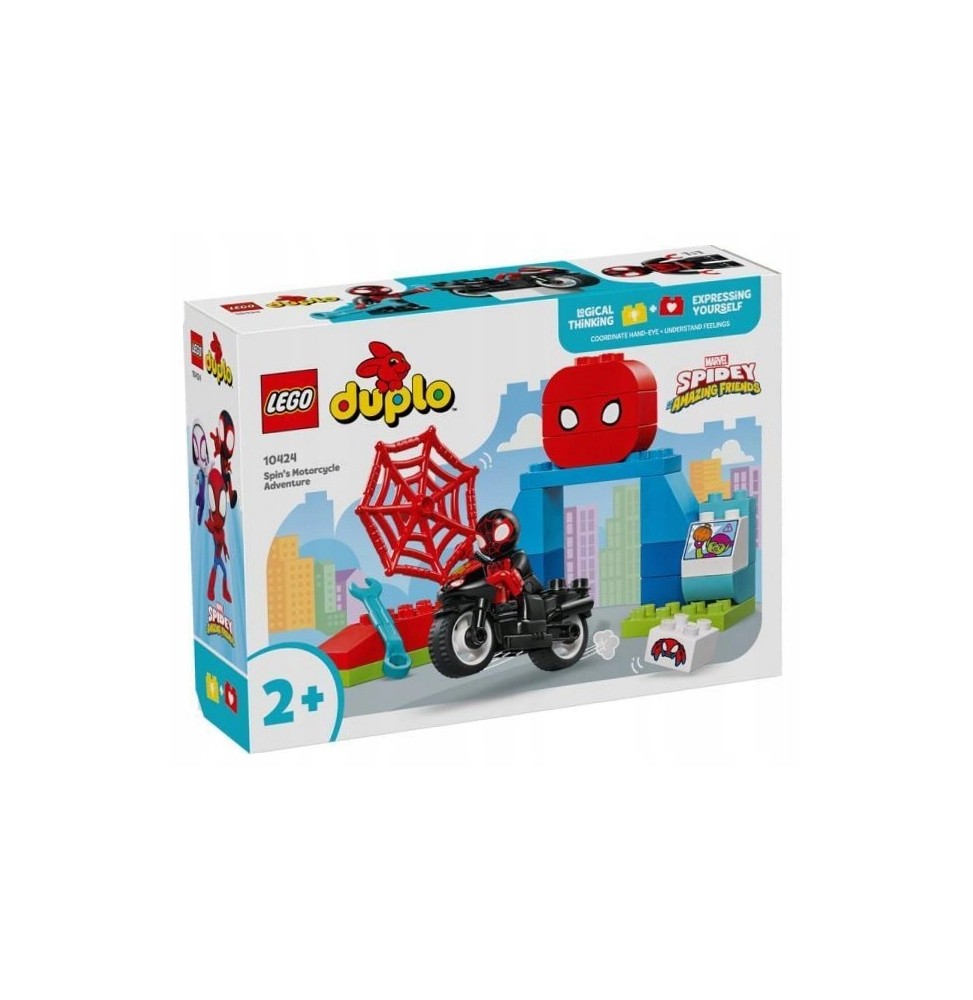 LEGO DUPLO Aventură Motocicletă cu Spiderman 10424