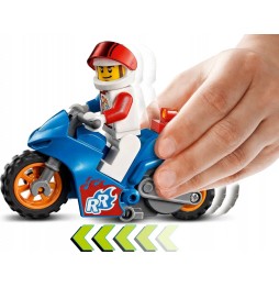 Lego motocicleta cu rachete pentru cascadori 60298