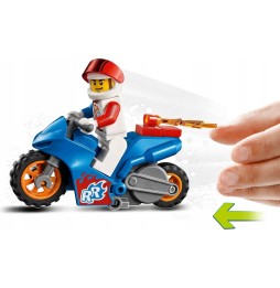 Lego motocicleta cu rachete pentru cascadori 60298