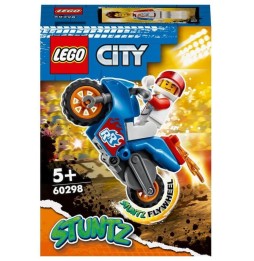 Lego motocicleta cu rachete pentru cascadori 60298