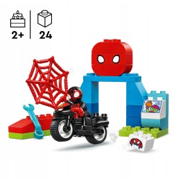 LEGO DUPLO Aventură Motocicletă cu Spiderman 10424