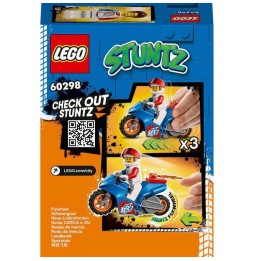 Lego motocicleta cu rachete pentru cascadori 60298