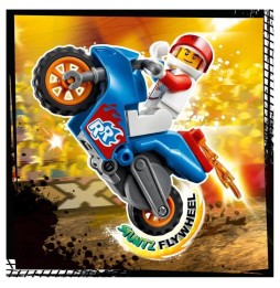 Lego motocicleta cu rachete pentru cascadori 60298