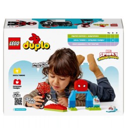 LEGO DUPLO Aventură Motocicletă cu Spiderman 10424